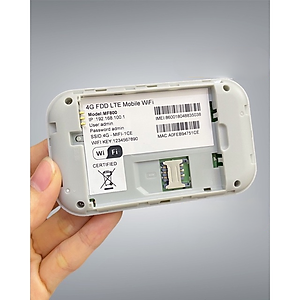 Bộ Phát WIFI Di Động Từ Sim 4G/5G/LTE ZTE MF800 - Pin 2100mAh - Bộ Phát WIFI Không Dây Kết Nối Tối Đa 10 Thiết Bị - Hàng Chính Hãng