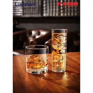 Ly Thấp Uống Nước Thủy Tinh Luminarc Islande 200ML & 300ML - 19122 & D0617 - Bộ 6 ly