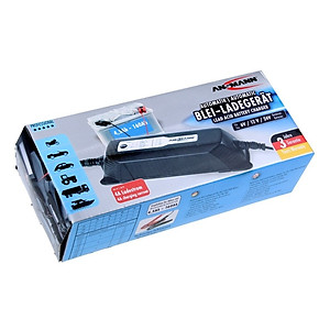 Bộ sạc Acquy đa năng ANSMANN ALCT 6-24V/4, Tặng kèm đèn đeo đầu ANSMANN HD5 - Hàng Nhập Khẩu