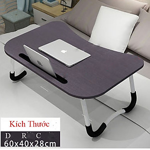 Bàn Học, Làm Việc  Gấp Gọn Đa Năng Thông Minh Phù Hợp Với Mọi Không Gian Có Khe Cắm Ipad, Điện Thoại- Hàng Chính Hãng MINIIN