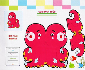 Sách Cắt Và Dán Hình 3D - Bé Khéo Tay - Khu Hứng Thú