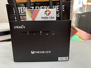 Phát wifi từ sim 4G MIXIE LTE4G hỗ trợ 32 user phát sóng cực xa - nguồn trực tiếp 12V (Đen) HÀNG NHẬP KHẨU