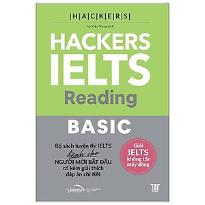 Sách -  Hackers Ielts Basic - Reading 