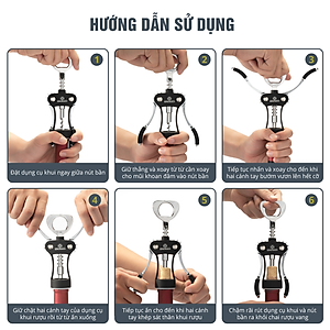 Dụng Cụ Khui Rượu Vang Benchusch - Hàng Chính Hãng