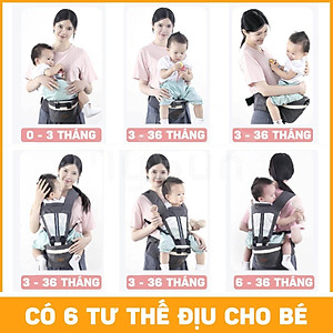 Đai địu cho trẻ em bé 1 2 3 tuổi ngồi đi xe máy an toàn MySun