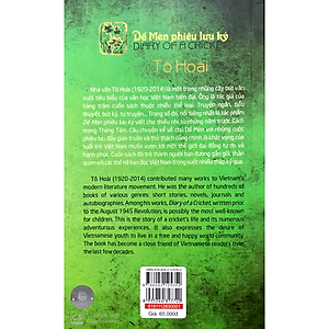 Sách Dế Mèn Phiêu Lưu Ký - Diary Of A Cricket (Song Ngữ Việt - Anh)