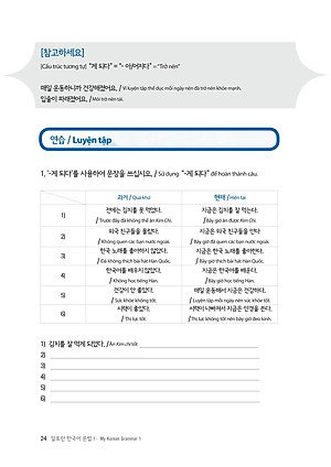 Sách Làm Chủ Ngữ Pháp Tiếng Hàn - Dành Cho Người Bắt Đầu