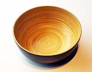 RUNDLIG, Bát gáo tô tre để thức ăn - Chính hãng VAV