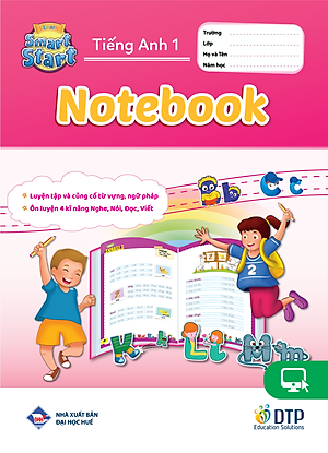 Combo Tiếng anh 1 I-learn smart start Student's cards + notebook