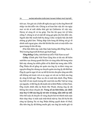 Những biên bản cuối cùng tại nhà trắng: Phút sụp đổ của Việt Nam Cộng Hòa (xuất bản lần thứ ba) - bản in 2025