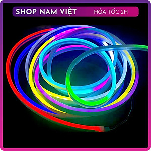 Dây Led Neon RGB Đuổi 5V Điều Khiển Remote và App Điện Thoại