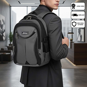 Balo laptop chống sốc đa năng thời trang cao cấp Xbags XB 2004 tiện ích đi học đi làm năng động cá tính, nhiều ngăn!