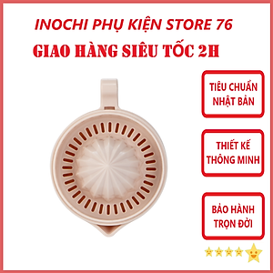 Bộ Dụng Cụ Vắt Cam Chanh Tiên Dụng YoKo Sản Xuất Theo Tiêu Chuẩn Nhật Bản An Toàn Cho Sức Khỏe - Chính Hãng inochi ( Tặng kèm khăn lau tay pakasa) màu ngẫu nhiên