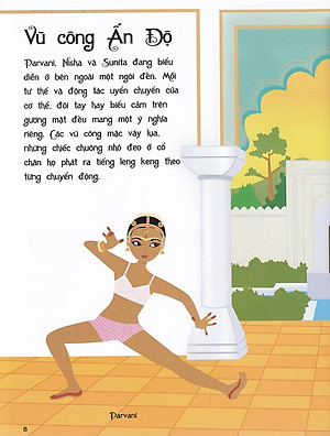 Sách Dán Hình Sáng Tạo Trang Phục Búp Bê - Vũ Điệu Đam Mê