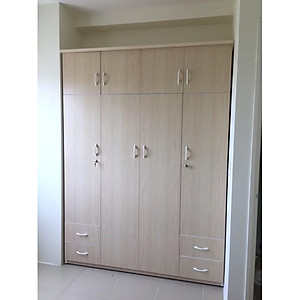 Tủ nhựa 4 cánh có tầng chăn màn sang trọng Nội thất Juno Sofa