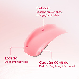 Sáp dưỡng môi Vaseline Dân Khang dưỡng ẩm giảm tình trạng môi khô nứt nẻ