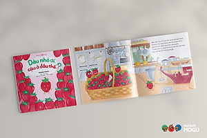 Truyện Ehon bé 3-4-5 tuổi - Dâu nhỏ ơi, Cậu ở đâu thế?