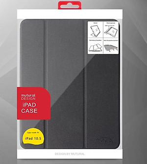Bao da Mutural Tailor dựng đứng có khay bút dành cho iPad Mini 5 - Hàng chính Hãng