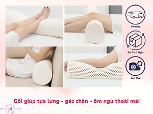 Gối Ôm Cao Su Thiên Nhiên Diamond - Nâng Đỡ Êm Ái Gác Ôm Thoải Mái