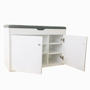 [Kèm Ảnh Thực Tế - Miễn phí vận chuyển và Lắp đặt ] TỦ GIÀY ĐA NĂNG BỌC NỆM - TG010