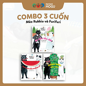 Truyện Ehon bé 3-4-5 tuổi - Bộ 3 cuốn Mèo Rukkio và Furifuri