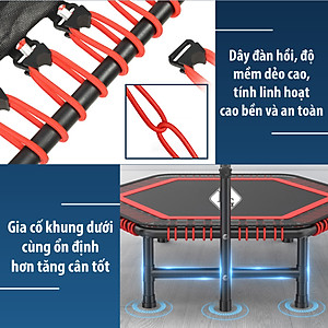 BG Sàn nhún 50 INCH Đệm bật nhún cao cấp có tay cầm Trampoline dành cho mọi lứa tuổi (hàng nhập khẩu)