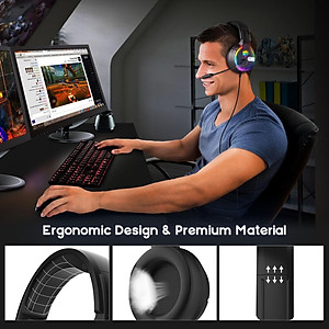Tai Nghe S12 Led Gaming Headset 7.1 cho máy tính Laptop hàng nhập khẩu