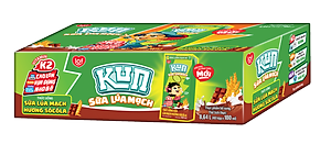 Thùng 48 Hộp Sữa SoCola Lúa Mạch KUN 180ml/hộp