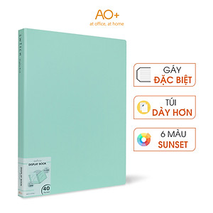 Bìa Lá A4 Switch ON AO+, Túi Dày 0.06 mm (20 Lá/ 40 Lá)