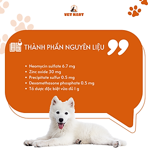 Tuýp 25g FIVE-NPP.ZN Hỗ Trợ Trị Viêm Da, Chống Nhiễm Khuẩn Cho Thú Cưng_Fivevet