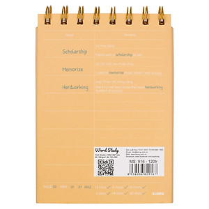 Sổ học từ vựng Word Study A6 - 120 trang; MS: 916