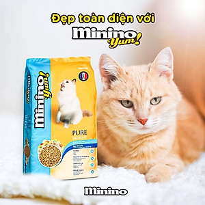 9KG Thức ăn cho mèo mọi lứa tuổi vị hải sản Minino Yum - Thức ăn hạt cho Mèo