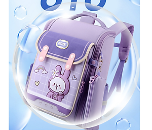 Balo học sinh cấp 1 và 2 siêu nhẹ chống gù chống nước cao cấp phong cách nhật bản