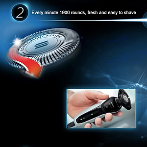 Máy cạo râu khô và ướt nhãn hiệu Philips S5080/03 linh hoạt theo 5 hướng - HÀNG NHẬP KHẨU