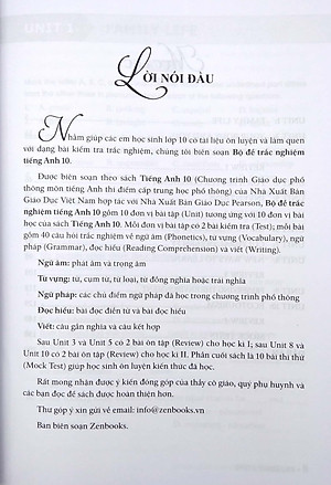 Bộ Đề Trắc Nghiệm Tiếng Anh 10 - Theo Chương Trình Mới Của Bộ GD&ĐT (2021)