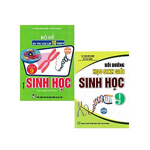 Sách - Combo Bộ Đề Ôn Thi Vào Lớp 10 THPT Môn Sinh Học + Bồi Dưỡng Học Sinh Giỏi Sinh Học 9 (Bộ 2 Cuốn) (HA)