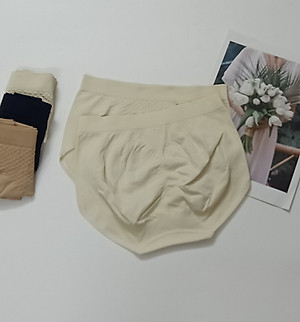 Quần lót gen nịt bụng giảm mỡ nâng mông chống cuộn Vicci QV.33 Cạp Cao Gen Mềm Nhẹ Freesize