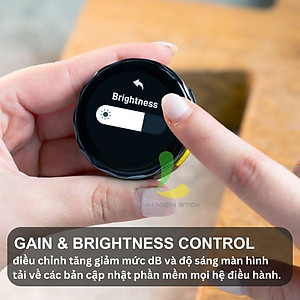 Micro thu âm không dây Saramonic BlinkMe B2 - Thiết bị ghi âm màn hình cảm ứng bộ nhớ 8G dành cho máy ảnh, điện thoại - Hàng chính hãng