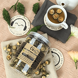 Trà khổ qua rừng (mướp đắng rừng) GUfoods (Vị nguyên chất / Vị Gạo lứt thảo mộc) - Mát gan, Giải nhiệt, Thanh lọc cơ thể, Thư giãn tinh thần, Cải thiện giấc ngủ