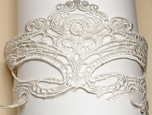 Mặt nạ ren Cosplay cho nữ - Màu trắng