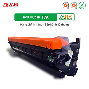 Hộp mực in SAHA 17A cho máy in HP LaserJet Pro M101 / M102, MFP M130 - Hàng chính hãng