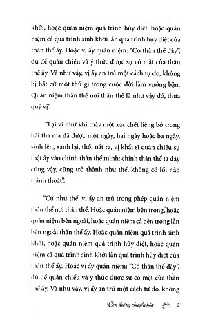 Sách Con Đường Chuyển Hóa - Kinh Bốn Lĩnh Vực Quán Niệm (Tái Bản)