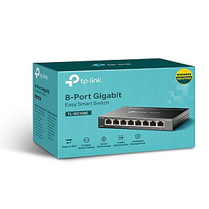 Bộ Chia Tín Hiệu Thông Minh TP-Link SG108E 8 Cổng Gigabit Tốc Độ Cao - Hàng Chính Hãng