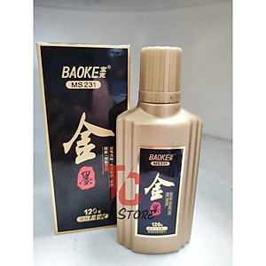 Mực Viết Thư Pháp, Vẽ Tranh Màu Vàng Kim 120 ML BAOKE - MS231 ( TẶNG CHÉN ĐỰNG MỰC)