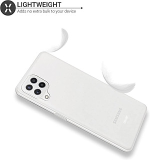Ốp lưng silicon dẻo trong suốt mỏng 0.6mm cho Samsung Galaxy A22 4G / M22 / M32 hiệu Ultra Thin độ trong tuyệt đối chống trầy xước - Hàng nhập khẩu