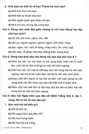 Sách 35 Bộ Đề Văn - Tiếng Việt Lớp 2 - Tự Luận & Trắc Nghiệm (Tái Bản)