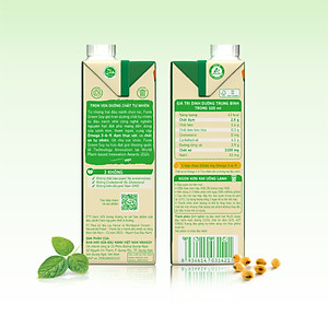 Thùng Vinasoy Fami Green soy rất ít đường hộp (10 hộp x 1 Lít)