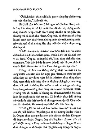 Sách Ngàn Mặt Trời Rực Rỡ (Tái Bản)