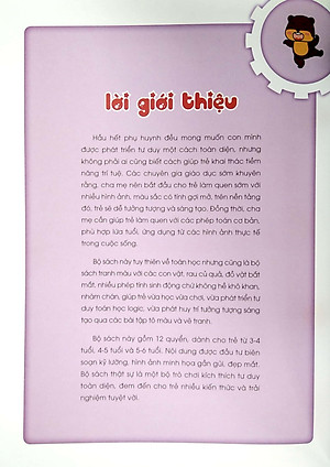 Sách Thiên Tài Toán Học (5-6 Tuổi) - Phát Triển Tư Duy Phân Loại Sắp Xếp