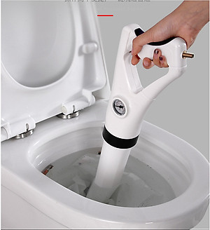 Dụng cụ thông tắc bồn cầu, cống bằng khi nén áp lực siêu mạnh